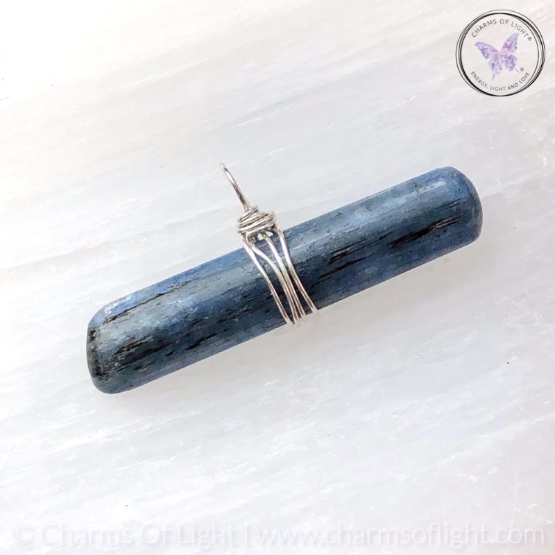 Blue Kyanite Stick Pendant